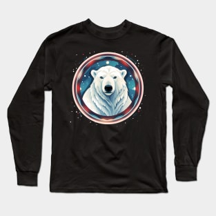 Polar Bear in Ornament, Love Bears Long Sleeve T-Shirt